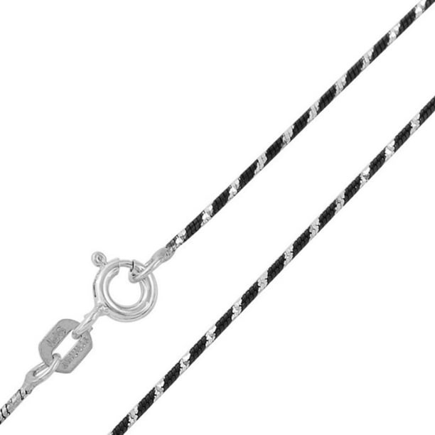 Beautiful Sterling Silver 0.85mm Round Snake Chain 